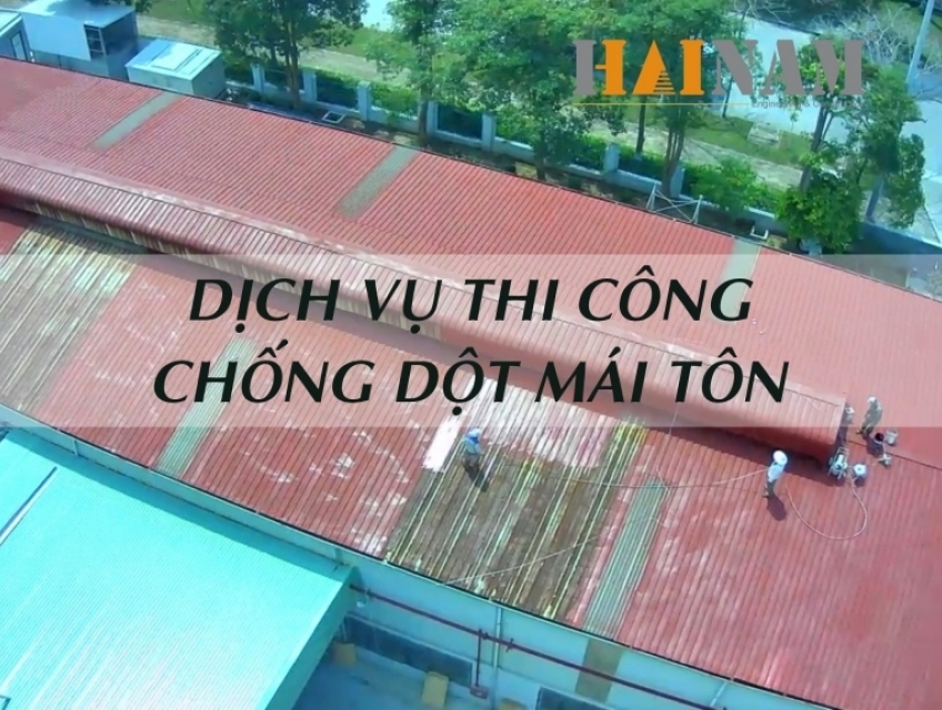 Thi Công Chống Dột Mái Tôn – Cách Chống Dột Hiệu Quả