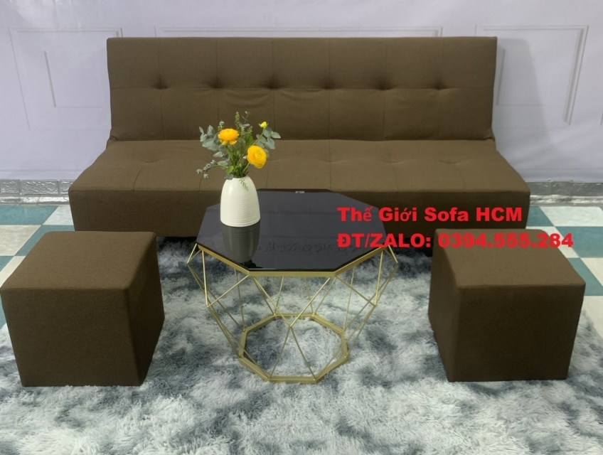 Bàn ghế sofa bed nimi 1m7 giá rẻ TPHCM