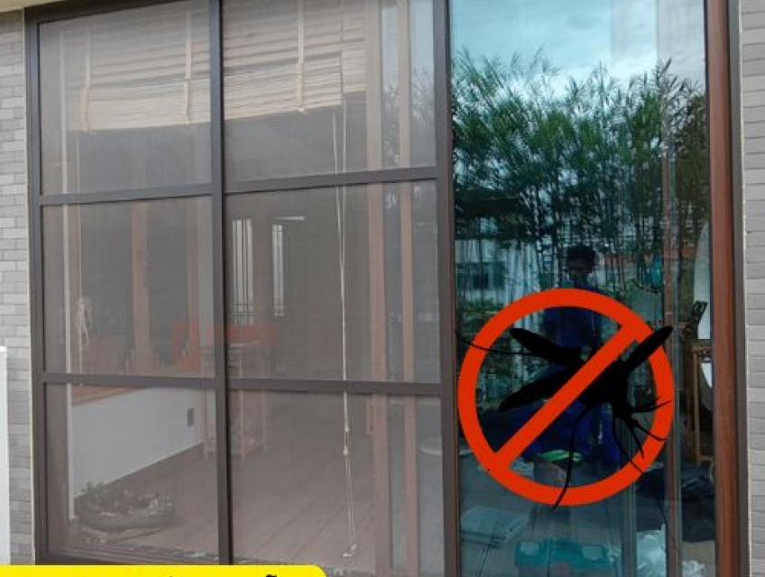 Cửa Lùa Chống Muỗi 1 Cánh Lưới Inox 304 Giá Ưu Đãi Mẫu Đẹp Chất Lượng