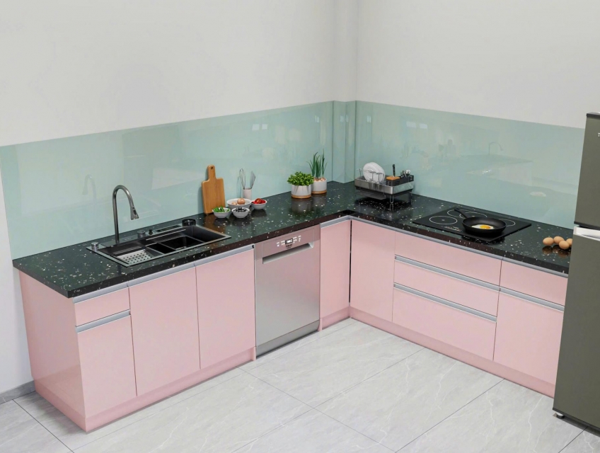 Tủ Bếp Nhựa PVC Đặc Chống Trầy Và Ẩm Mốc