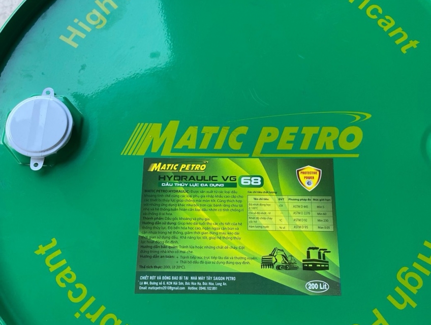 Nhớt 10, Dầu thủy lực Giá rẻ, giao hàng miễn phí tại Hóc Môn, TPHCM.