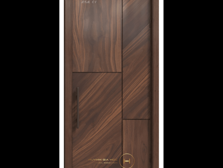 Mẫu cửa gỗ óc chó giá siêu đẹp
