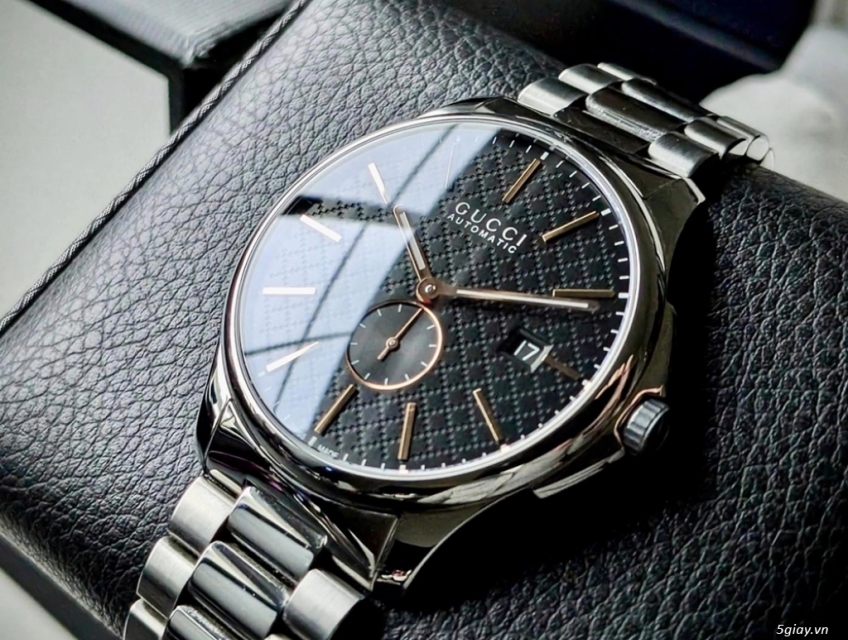 Đồng Hồ Nam guuuu G-Timeless Automatic dây thép Thuỵ Sỹ
