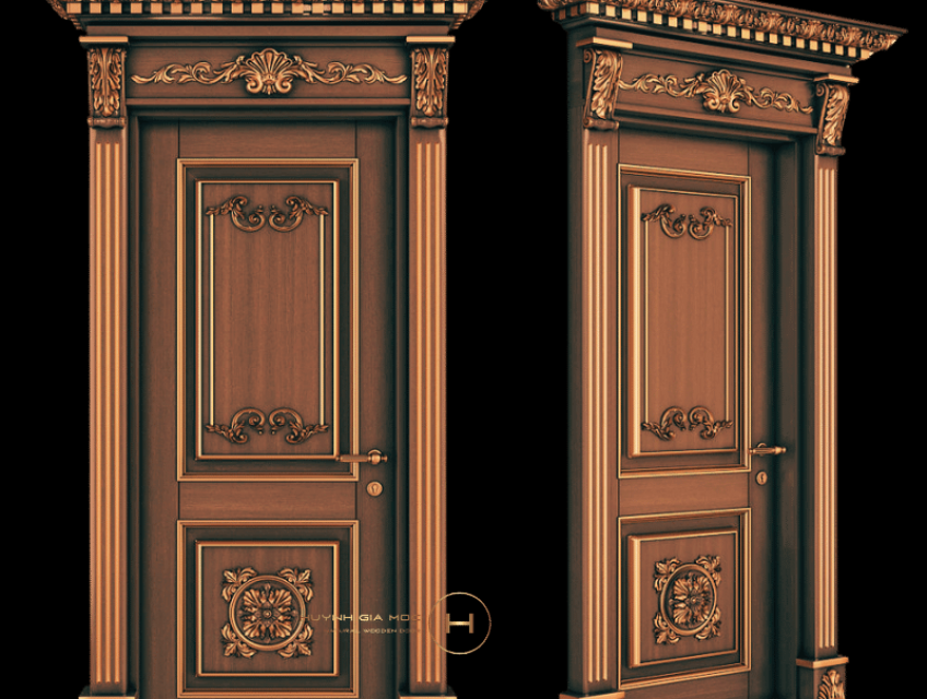Những loại cửa gỗ tân cổ điển sang trọng