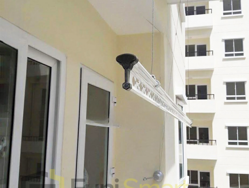 Giàn Phơi Đồ Thông Minh Gắn Trần 1 Thanh Tiện Ích Giá Rẻ