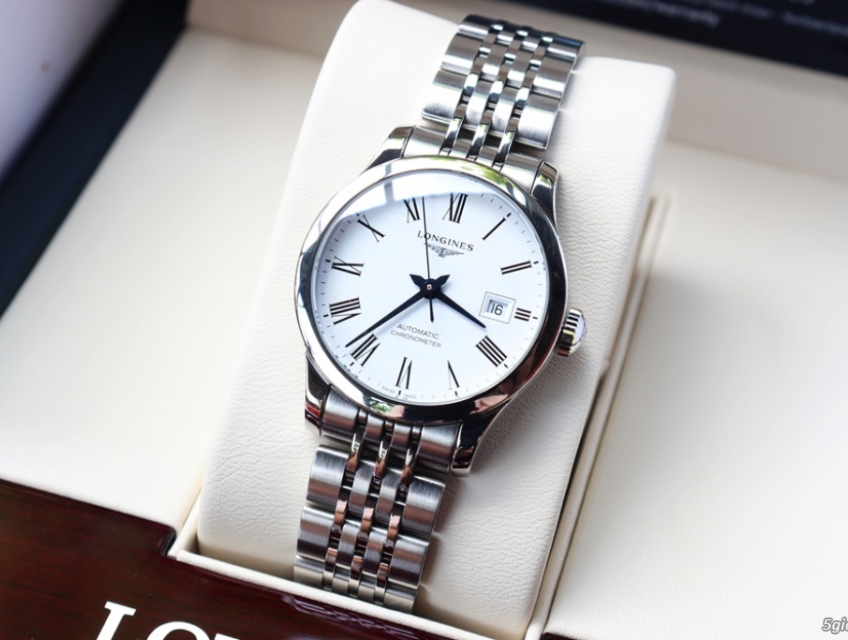 ĐH Nữ Longines Record Chronometer Automatic - Kim Nung Xanh