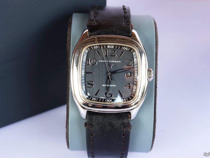 Đồng hồ Nam David Yurman Belmont Automatic - Mặt vuông Cọc số học trò