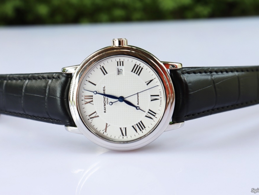 Đồng Hồ Nam Raymond Weil Automatic - Kim Nung Xanh Mới 100%