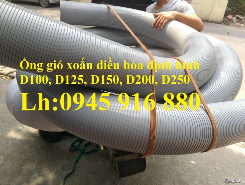 Ống thổi hơi lạnh phi 100, phi 125, phi 150, phi 200 lắp máy điều hòa di động