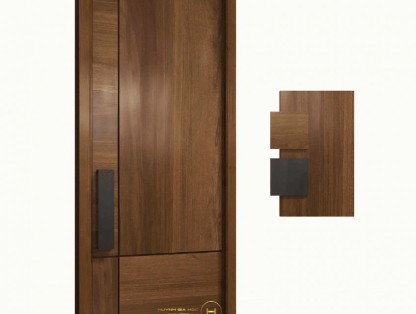 Những mẫu cửa phòng ngủ gỗ tự nhiên chất lượng