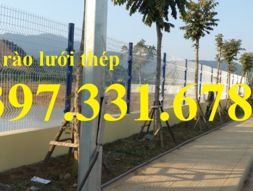 Hàng rào khu công nghiệp; Hàng rào lưới thép mạ kẽm nhúng nóng