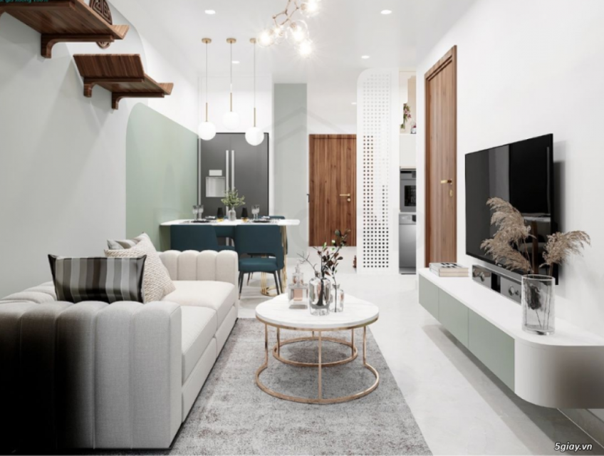 10+ Mẫu Thiết Kế Nội Thất Chung Cư 1 Phòng Ngủ Xu Hướng 2025