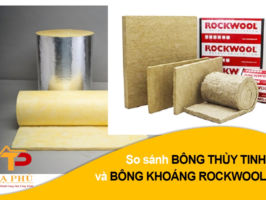 So sánh bông thủy tinh cách âm và bông khoáng rockwool cách âm