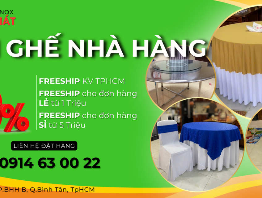 NỘI THẤT INOX CHO NHÀ HÀNG: TỐI ƯU HÓA KHÔNG GIAN NHÀ HÀNG CỦA BẠN