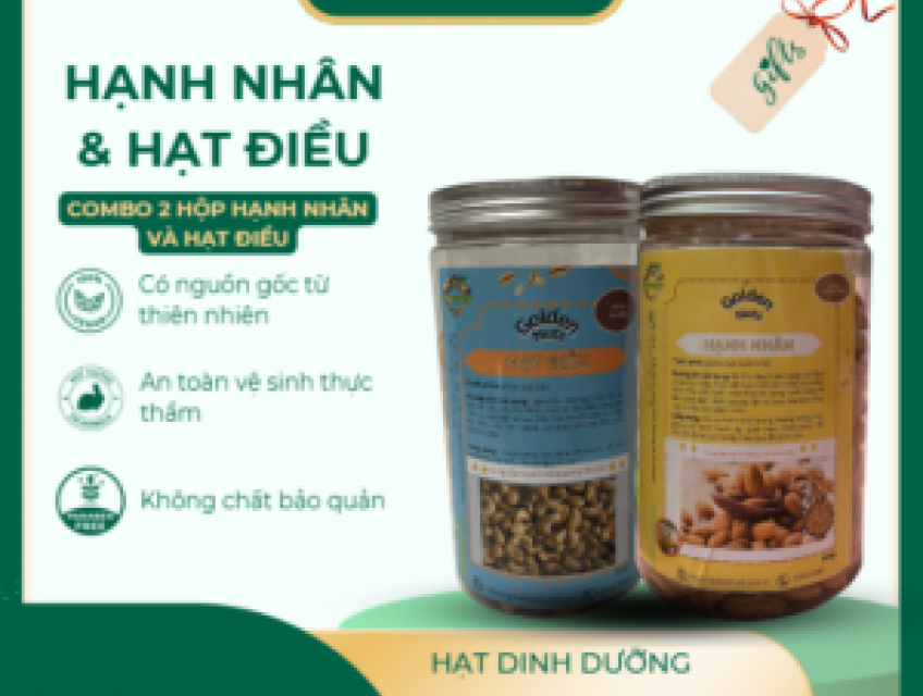 Hạt Dinh Dưỡng Golden Nuts - Lựa Chọn Vàng Cho Cuộc Sống Khỏe Mạnh