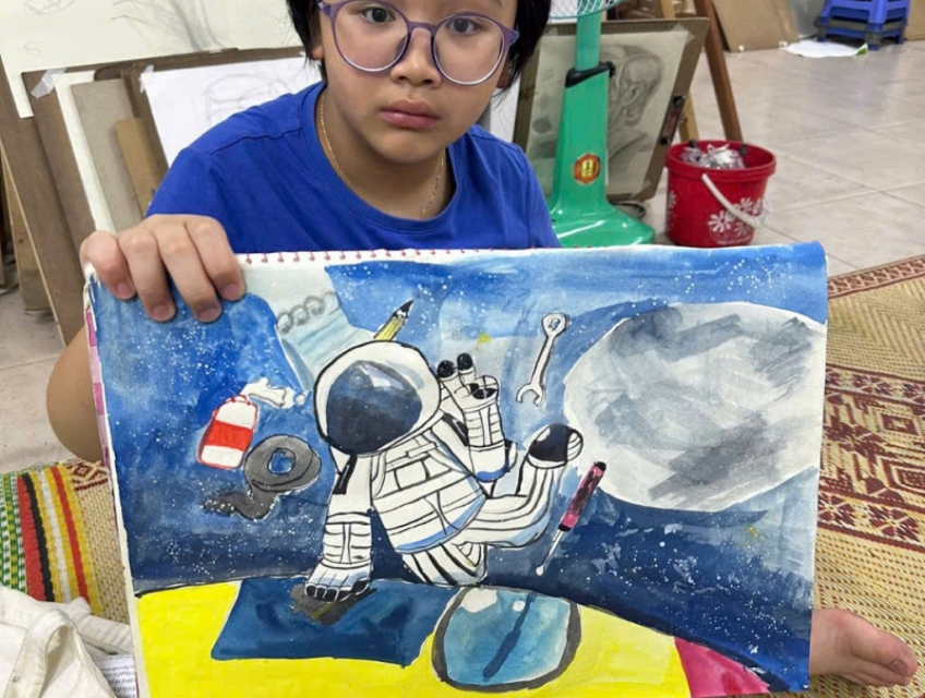 DẠY VẼ CHO BÉ Ở TRẦN CUNG NGHĨA TÂN