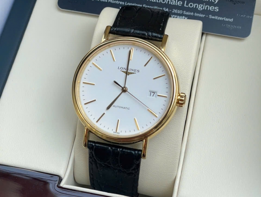 Longines Presence L4.922.2.12.2 Automatic Máy L888.5 đời mới, Size 40m