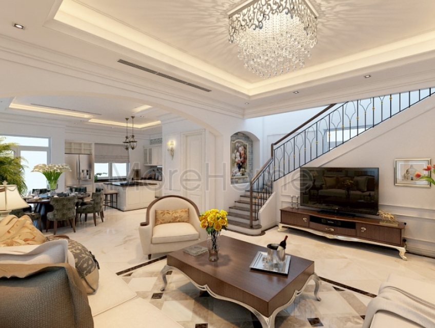 Nội Thất Phòng Khách Tân Cổ Điển - Vẻ Đẹp Sang Trọng Và Đẳng Cấp