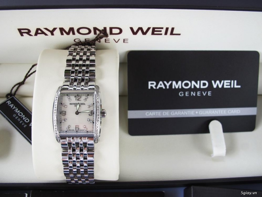 ĐH Nữ Raymond Weil 5976 Collection Don Giovanni, Mặt Xà Cừ - Kim Cương