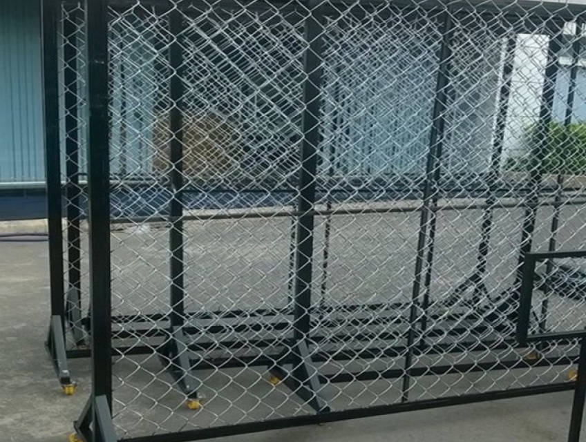 Khung hàng rào lưới thép B40, hàng rào chắn lưới B40