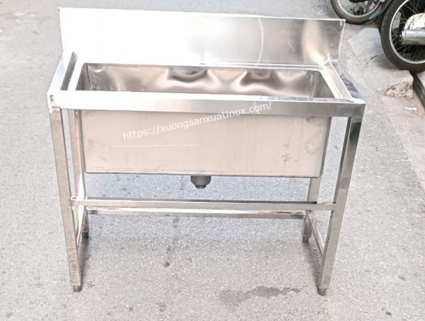 Chậu Rửa Inox Một Hố Công Nghiệp - Giải pháp vệ sinh hiệu quả