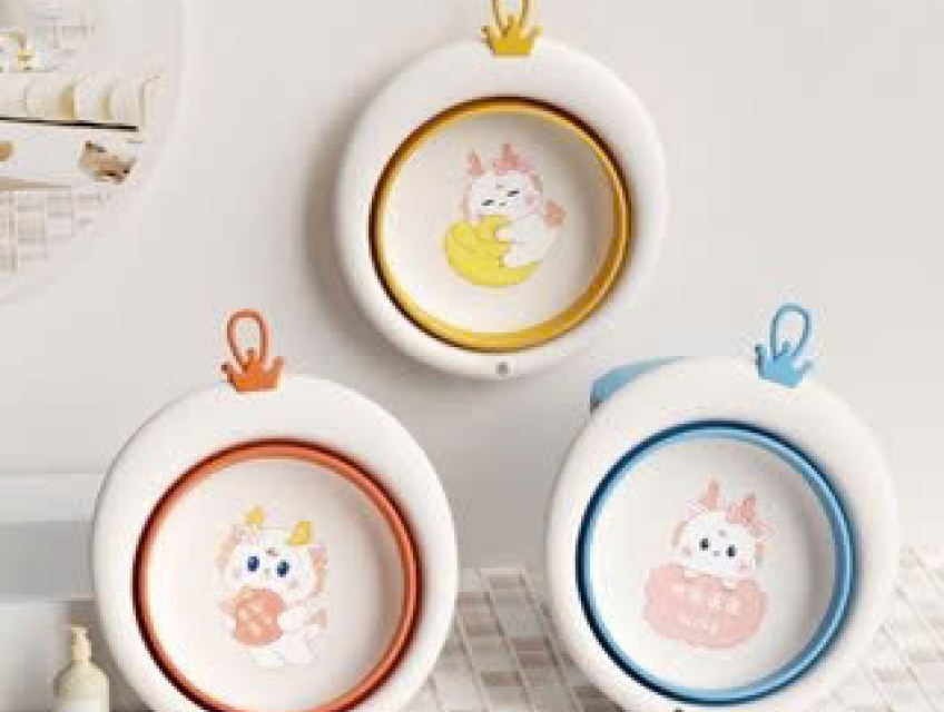 Chậu rửa mặt gấp gọn cho bé đồ sơ sinh
