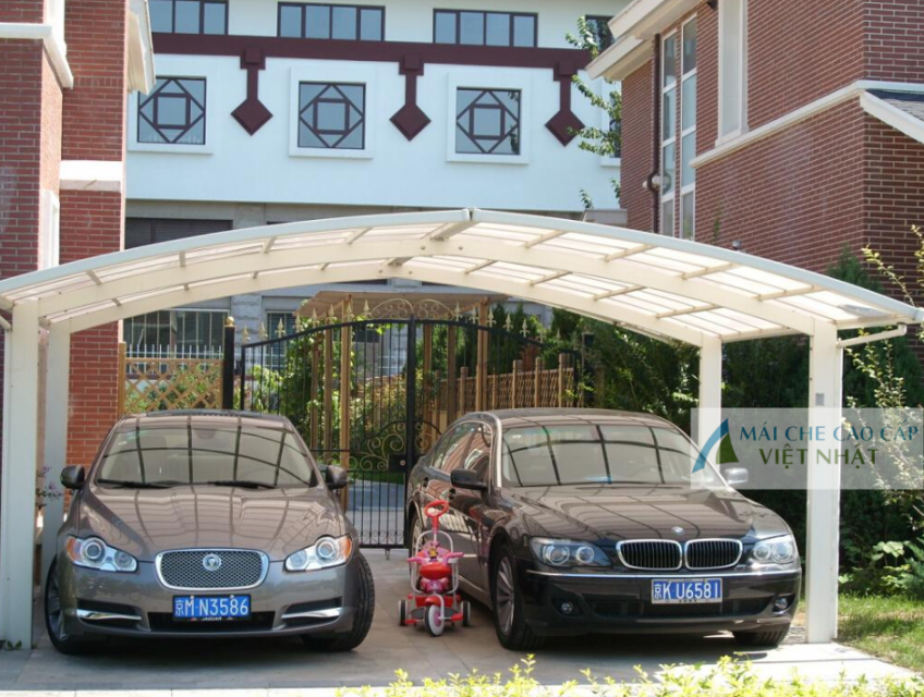 Mái che nhà xe đẹp