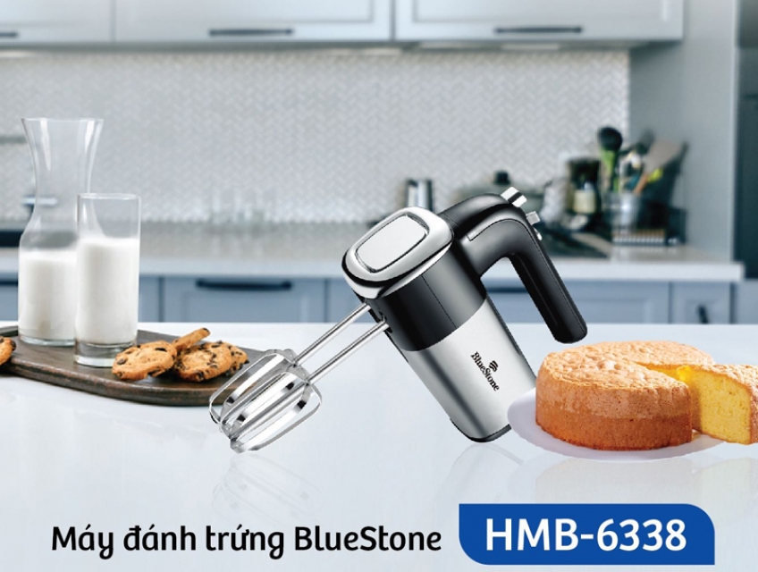 Máy đánh trứng đa năng Bluestone HMB-6338 hiện đại, tiện lợi