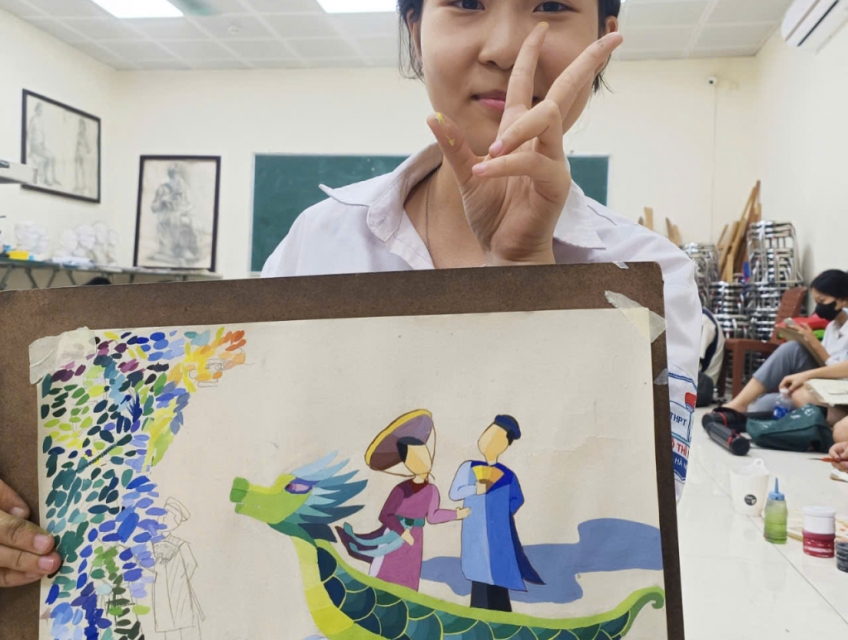 Trung tâm dạy vẽ ở Liễu giai Ba đình