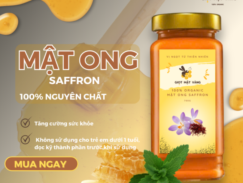 Bạn đã thử mật ong Saffron 700g chưa? Cùng khám phá ngay!