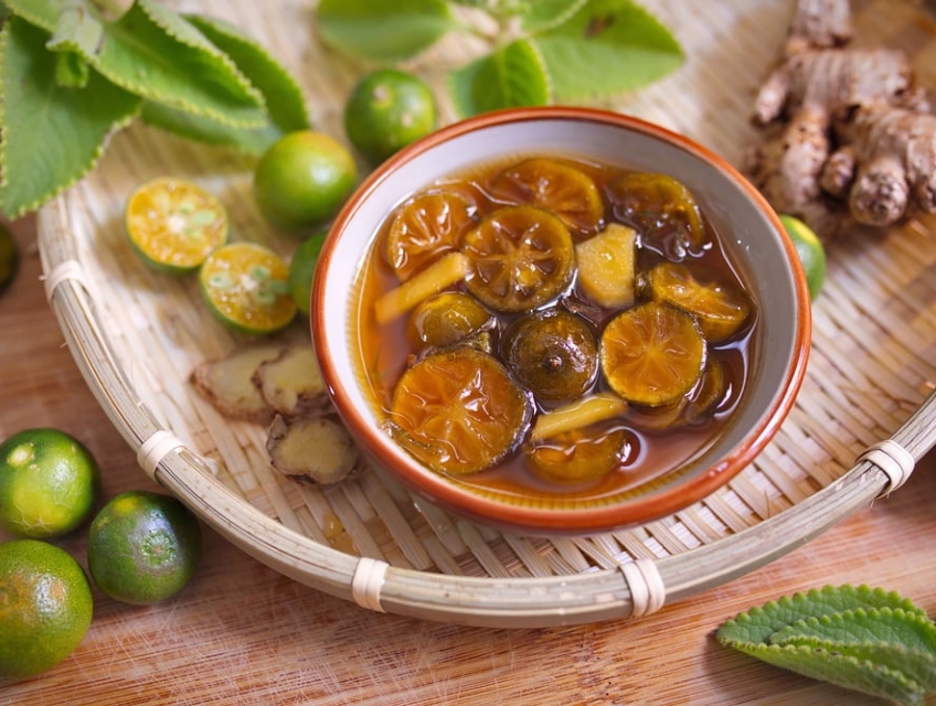 Tắc gừng mật ong - Bài thuốc vàng cho mùa đông lạnh giá