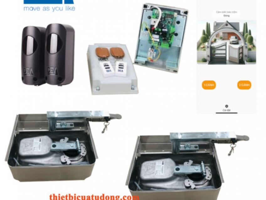 Dịch vụ lắp đặt cổng tự động âm sàn nhập khẩu Italia