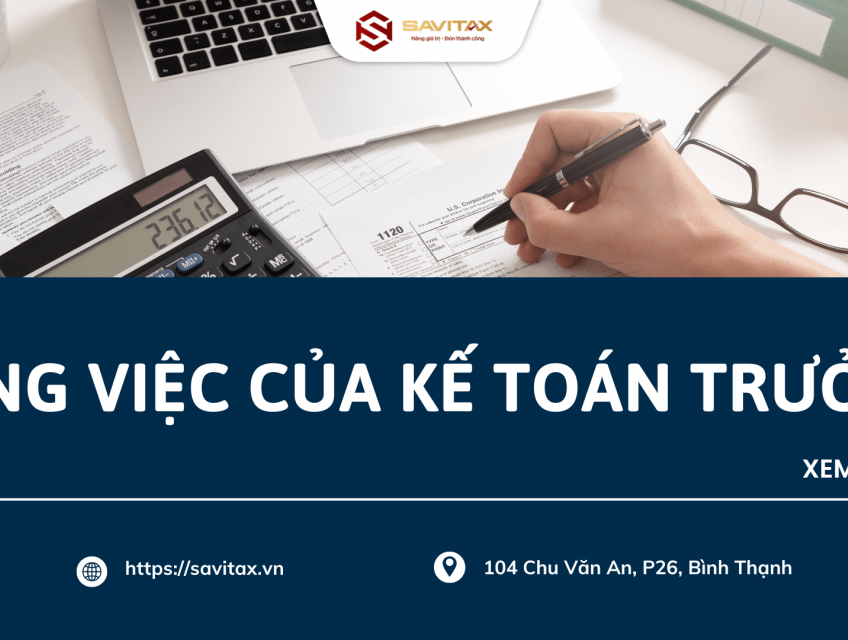 Nhiệm vụ, mô tả công việc, điều kiện làm kế toán trưở