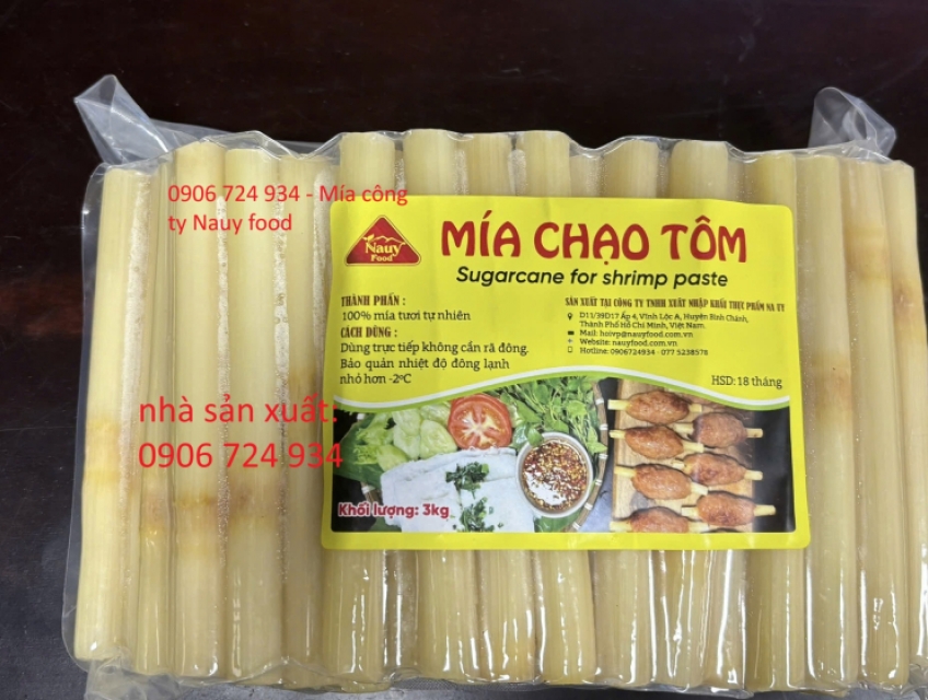 Mía chạo tôm, mía xuất khẩu, chạo tôm, mía chạo