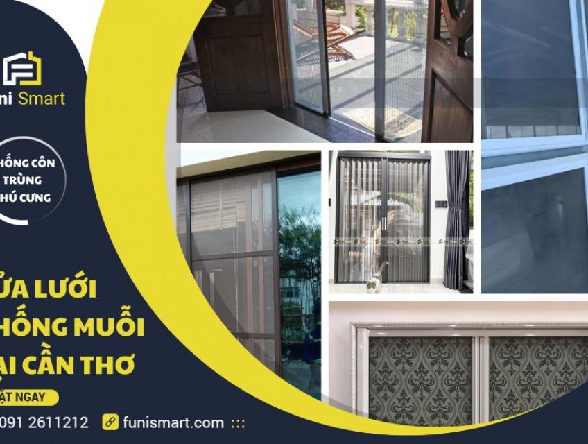 Cửa Lưới Chống Muỗi, Ngăn Côn Trùng Tại Cần Thơ Giá Rẻ Chất Lượng