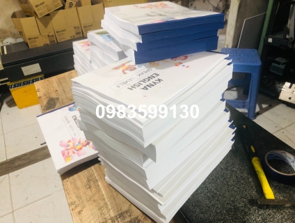 In & photo sách - tài liệu - giáo trình học tập đóng gáy keo nhiệt