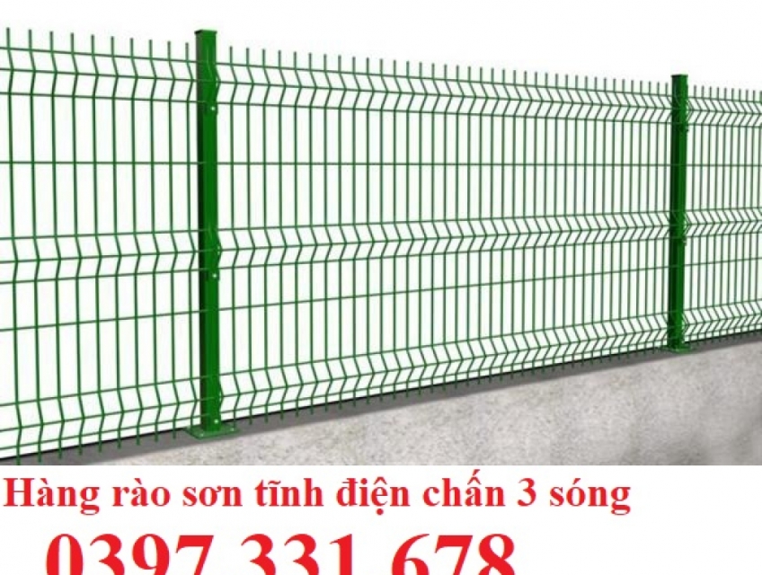 Hàng rào lưới thép sơn tĩnh điện phi 5 ô 50x200mm; Hàng rào lưới thép
