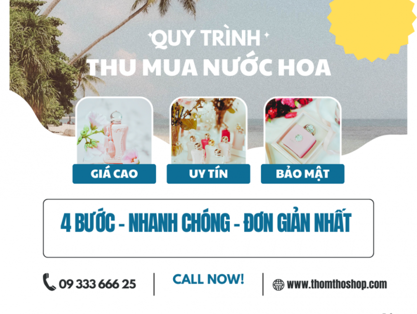 Thu Mua Nước Hoa Cũ, Mới Tại TP Hồ Chí Minh