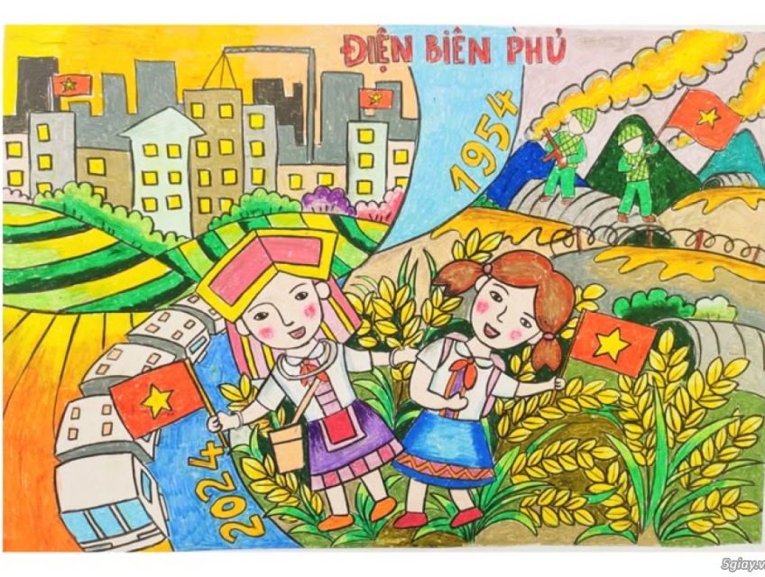 Lớp dạy bé vẽ tranh ở Bát tràng