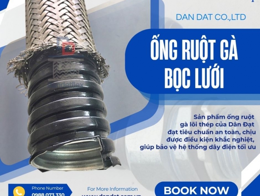 Ống ruột gà/ Ống ruột gà lõi thép/ Ống ruột gà lõi thép luồn dây điện mềm
