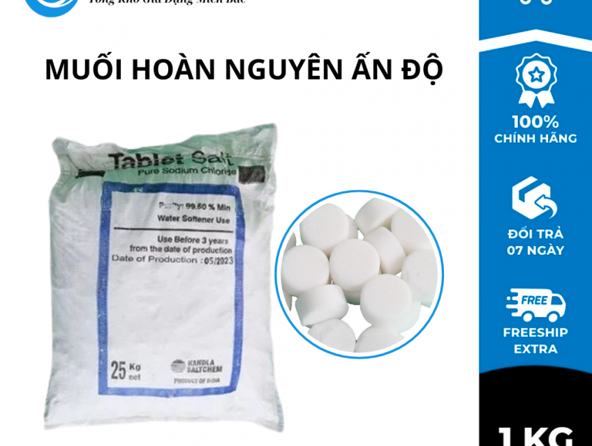 Muối Viên Ấn Độ Hoàn Nguyên