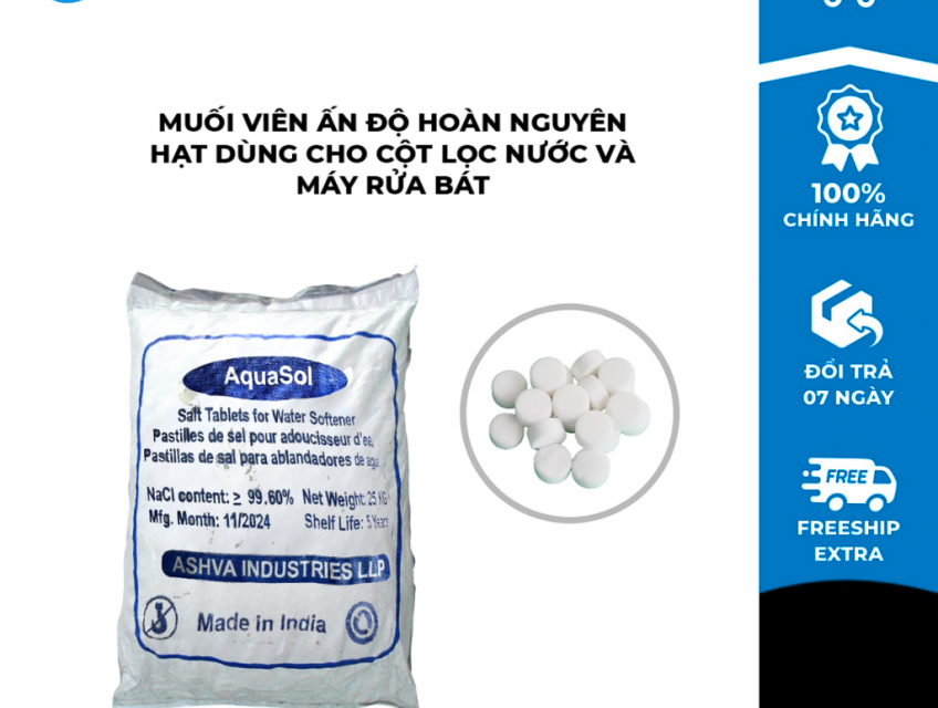 Muối hoàn nguyên Aquasol Ashva nhập khẩu Ấn Độ