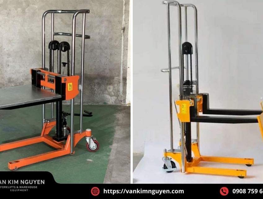 Cách sử dụng xe nâng tay cao mini 200kg đúng kỹ thuật cho người mới