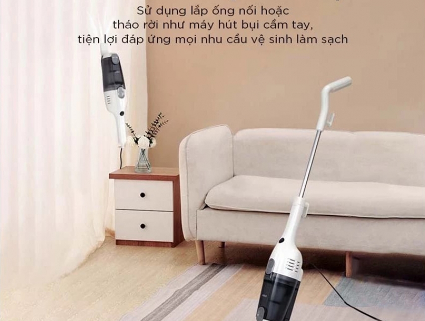 Máy hút bụi Aqua AQS-CCX600R(W)-VN có thể làm sạch thảm