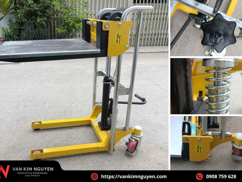 Tại sao xe nâng tay cao mini 400kg được nhiều khách hàng lựa chọn?