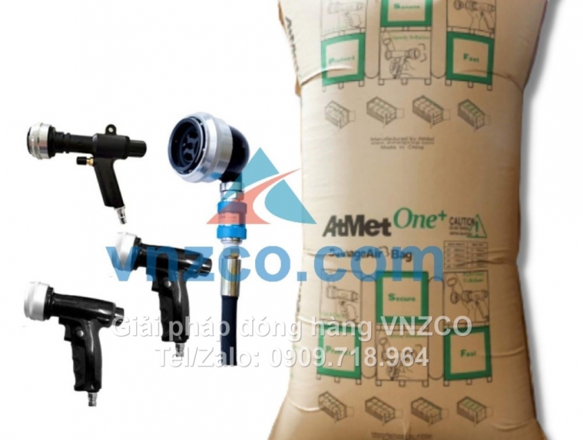 Túi khí chèn hàng Atmet 100x180cm, túi khí chèn lót hàng hoá, airbags