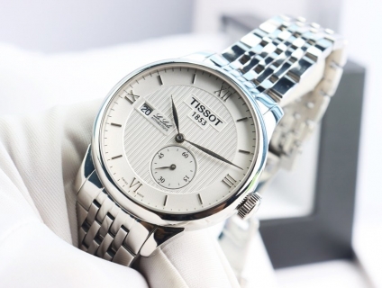 ĐH Nam Tissot Le Locle Automatic; Mặt Trắng; 2 kim rưỡi; Size 39,3mm