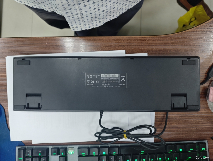 Bàn phím cơ Rapoo V500SE Rainbow red Switch