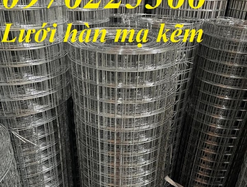 Lưới thép hàn D3 ô 50x50, 50x100, 100x100 mạ kẽm