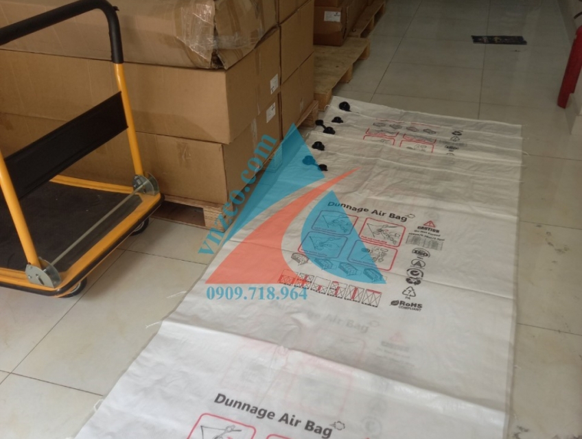 Túi khí chèn hàng PP, túi khí chèn hàng 2 lớp, Airbag 1000x1800mm